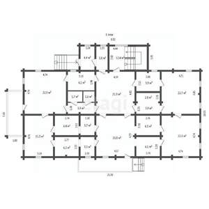 Дом 385м², 2-этажный, участок 15 сот.