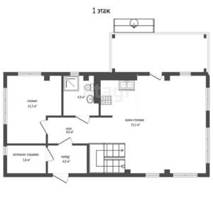 Дом 156м², 2-этажный, участок 11 сот.  