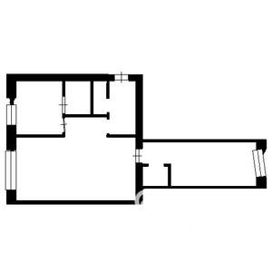 2-к квартира, на длительный срок, 45м2, 2/9 этаж