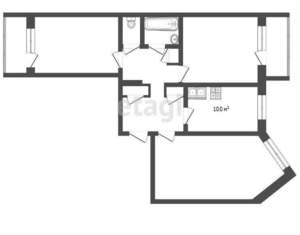 3-к квартира, на длительный срок, 63м2, 6/9 этаж