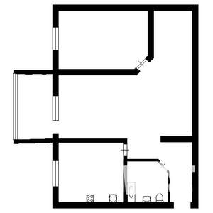 2-к квартира, на длительный срок, 45м2, 8/9 этаж