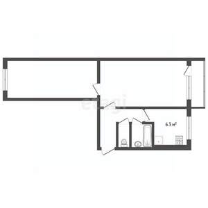 2-к квартира, посуточно, 45м2, 4/5 этаж
