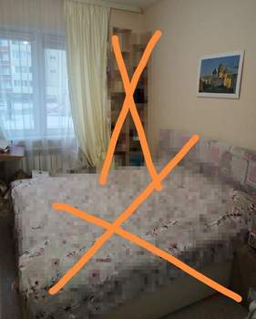 2-к квартира, на длительный срок, 54м2, 1/9 этаж