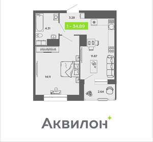1-к квартира, вторичка, 35м2, 5/16 этаж