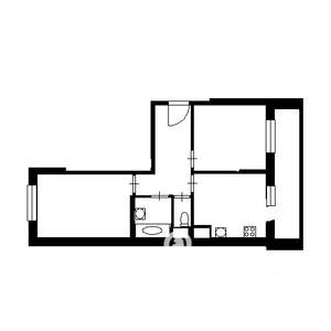 4-к квартира, вторичка, 61м2, 2/5 этаж