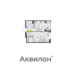 1-к квартира, вторичка, 35м2, 7/16 этаж