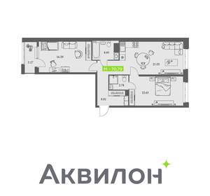 2-к квартира, вторичка, 71м2, 4/11 этаж