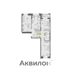 3-к квартира, вторичка, 81м2, 1/16 этаж