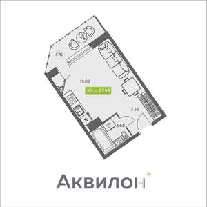 Студия квартира, вторичка, 28м2, 7/8 этаж