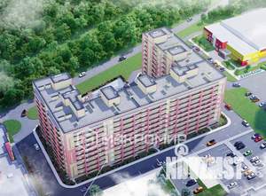 1-к квартира, строящийся дом, 38м2, 4/9 этаж
