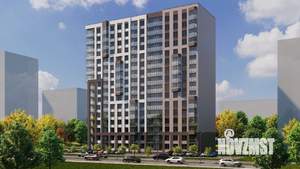 3-к квартира, строящийся дом, 63м2, 13/16 этаж