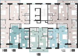 3-к квартира, вторичка, 103м2, 4/16 этаж