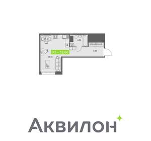 Студия квартира, вторичка, 33м2, 6/11 этаж