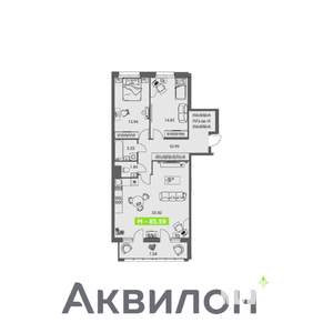 2-к квартира, вторичка, 86м2, 3/8 этаж