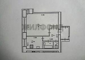 1-к квартира, вторичка, 37м2, 6/9 этаж