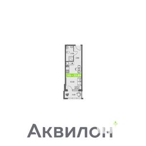 Студия квартира, вторичка, 24м2, 1/8 этаж