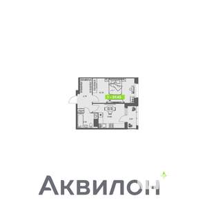 1-к квартира, строящийся дом, 37м2, 6/8 этаж