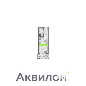 Студия квартира, вторичка, 23м2, 6/8 этаж