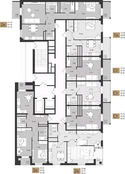 Студия квартира, вторичка, 27м2, 13/16 этаж