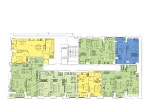 1-к квартира, сданный дом, 35м2, 13/16 этаж