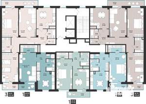 3-к квартира, вторичка, 104м2, 2/16 этаж