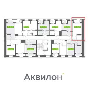 Студия квартира, вторичка, 26м2, 10/16 этаж