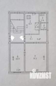 2-к квартира, вторичка, 41м2, 1/2 этаж