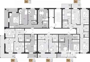 1-к квартира, вторичка, 41м2, 4/16 этаж