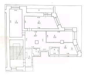 3-к квартира, вторичка, 85м2, 2/6 этаж