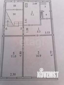 2-к квартира, вторичка, 43м2, 1/2 этаж