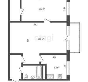 2-к квартира, вторичка, 45м2, 2/5 этаж