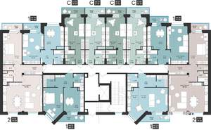 2-к квартира, вторичка, 75м2, 2/9 этаж
