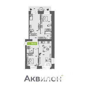 3-к квартира, вторичка, 90м2, 11/11 этаж