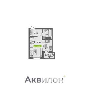 Студия квартира, вторичка, 26м2, 15/16 этаж