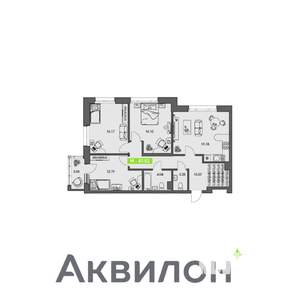 3-к квартира, вторичка, 82м2, 4/8 этаж