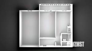 2-к квартира, вторичка, 50м2, 2/9 этаж