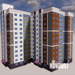 2-к квартира, строящийся дом, 41м2, 2/12 этаж