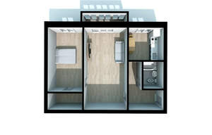 2-к квартира, вторичка, 45м2, 3/5 этаж