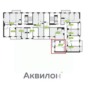 1-к квартира, сданный дом, 33м2, 8/16 этаж