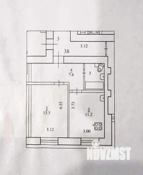 1-к квартира, вторичка, 36м2, 2/10 этаж