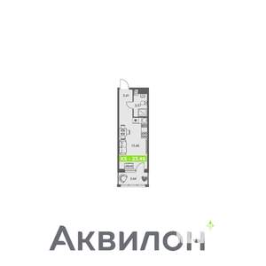 Студия квартира, вторичка, 23м2, 3/8 этаж