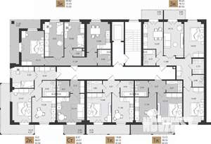 1-к квартира, вторичка, 42м2, 2/16 этаж