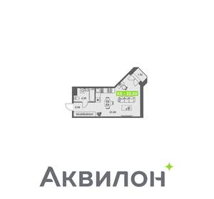 Студия квартира, вторичка, 34м2, 5/8 этаж