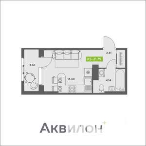 Студия квартира, вторичка, 22м2, 11/16 этаж