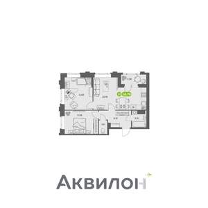2-к квартира, вторичка, 57м2, 4/16 этаж