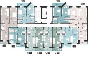 2-к квартира, вторичка, 74м2, 3/13 этаж