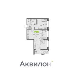 2-к квартира, вторичка, 61м2, 1/16 этаж