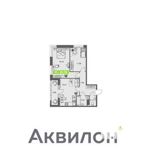 2-к квартира, вторичка, 62м2, 4/8 этаж