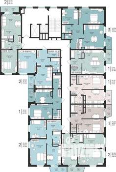 3-к квартира, вторичка, 70м2, 3/16 этаж