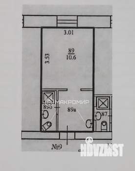 1-к квартира, вторичка, 17м2, 1/5 этаж